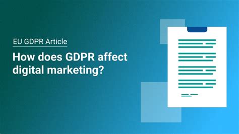 Gdpr And Digital Marketing How Regulation Affects The Industry