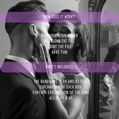 Printable Naughty Game For Couples Foreplay Game Sex Game Naughty Couples Game Adult Game