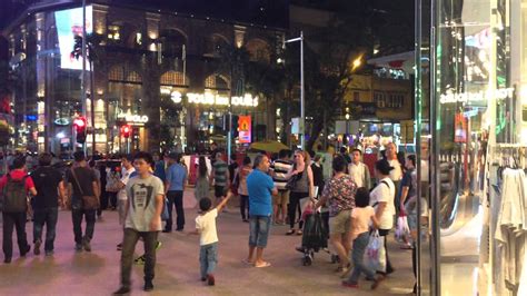 Crowd At Night Bukit Bintang Kuala Lumpur Youtube