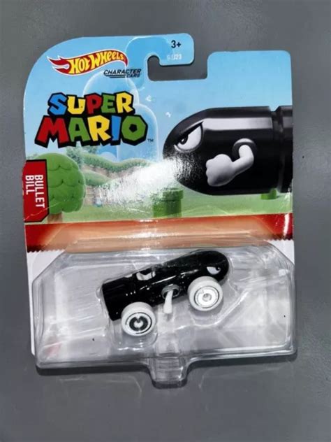 HOT WHEELS NINTENDO Super Mario Bros Bullet Bill Version Voiture De Personnage Neuve 2022 EUR 0