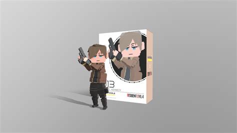 Leon S Kennedy Voxel Nendoroid Buy Royalty Free 3d Model By Polydood 493d4ad Sketchfab