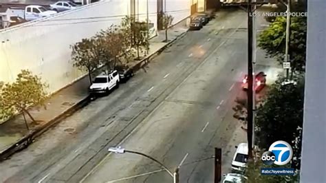 Motorcyclist Killed In Echo Park Hit And Run Crash Caught On Video Van