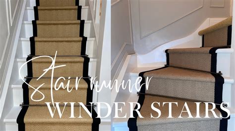 How To Fit A Stair Runner On Straight Winder Corner Stairs Dunelm