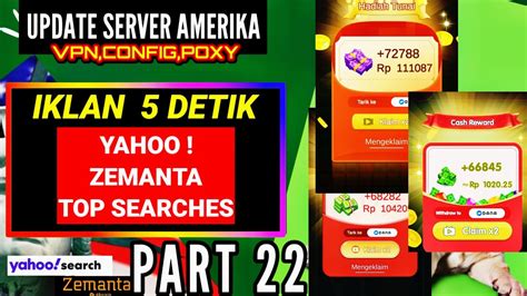 UPDATE CONFIG VPN BUAT NUYUL GAME PENGHASIL UANG IKLAN 5 DETIK SHARE