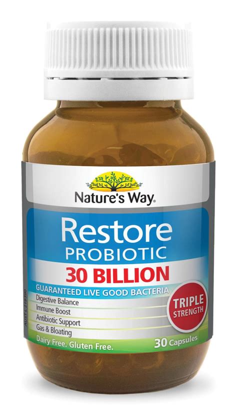 Buy Natures Way Restore Probiotic 30 Billion Capsules 30 | Wizard Pharmacy