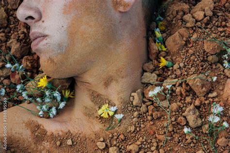 Partially Buried Body Stock Photo | Adobe Stock 