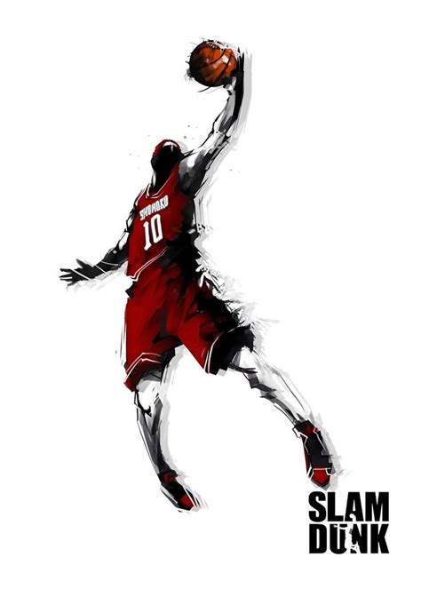 Slam Dunk Sticker By Fanartanimanga In Slam Dunk Anime