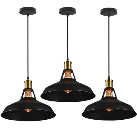 Uni R Tro Suspension Luminaire Industrielle E Lustre Abat Jour M Tal