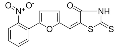 5 5 2 NITRO PHENYL FURAN 2 YLMETHYLENE 2 THIOXO THIAZOLIDIN 4 ONE