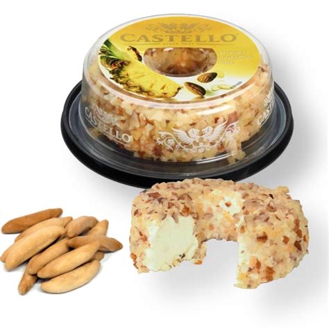 Queso con piña extragraso Castello al corte 150 g aprox