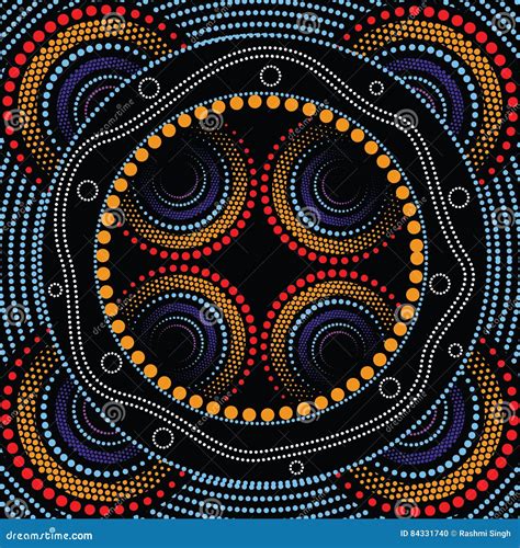 Fondo Aborigen Del Vector Del Arte Ilustraci N Del Vector Ilustraci N