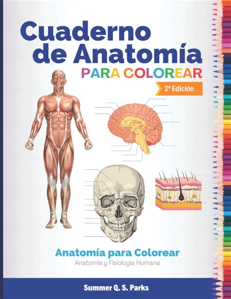 Nuevo Cuaderno De Anatomia Para Colorear Compra Online A Precios