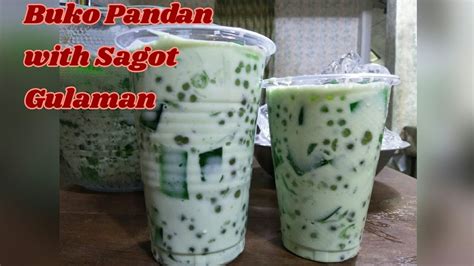 Buko Pandan With Sagot Gulaman Samalamig Youtube