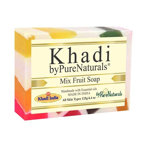 Bypurenaturals Khadi Mix Fruit Soap Gm At Rs Piece Mix Fruit