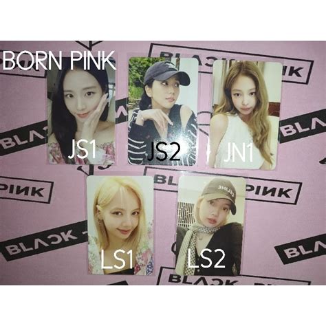 ☾blackpink Assorted Photocards Born Pink Hylt Square Up Ktl And The