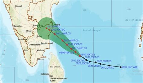 Cyclone Mandous Heavy Rain Alert Issued For Tamil Nadu Andhra Pradesh