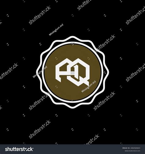 Monogram Logo Initial Letters A Q Aq Or Qa Royalty Free Stock