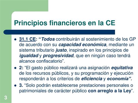 PPT PRINCIPIOS CONSTITUCIONALES DEL DERECHO FINANCIERO PowerPoint