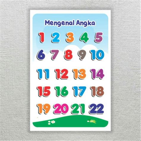 Jual Poster Belajar Anak Tk Paud Media Belajar Mengenal Nbkomputer