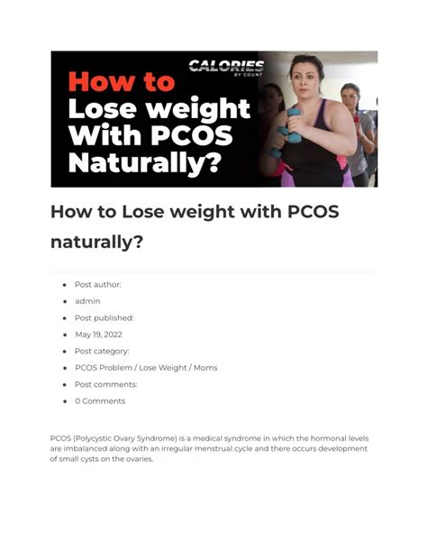 Ppt How To Weight Loss Fast In Pcos At Home Powerpoint Presentation