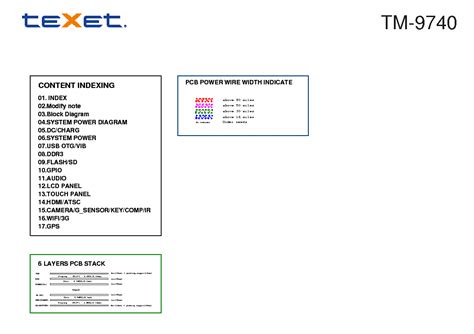 TEXET TM-9740 REV 1.1 SCH Service Manual download, schematics, eeprom ...