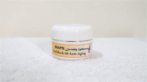 Sunblock 60 Anti Aging Cream – MAPS Lavishly Whitening
