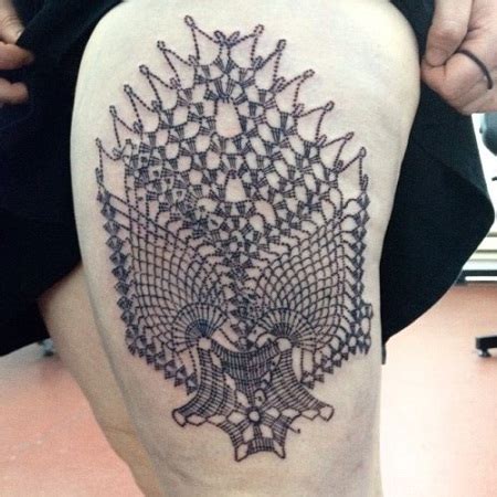 Stylish And Cool Crochet Tattoo Designs With Images