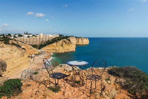 Carvoeiro Boardwalk Felsformation Algar Seco Weltnaturliebe