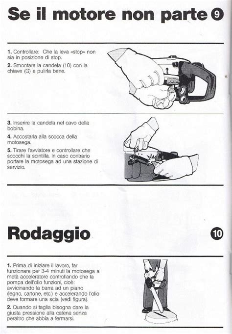 Alpina Castor Motoseghe Manuali Di Uso E Manutenzione