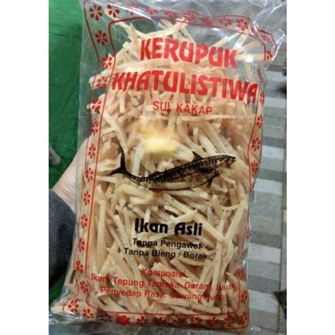 Jual Kerupuk Ikan Tenggiri Kerupuk Khatulistiwa Krupuk Ikan Tengiri