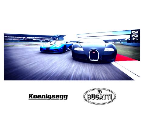 Koenigsegg Vs Bugatti Digital Art By Robert Johansson Pixels