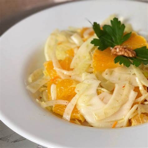 Fenchel Orangen Salat Mit Kurkuma Und Waln Ssen Leckervital