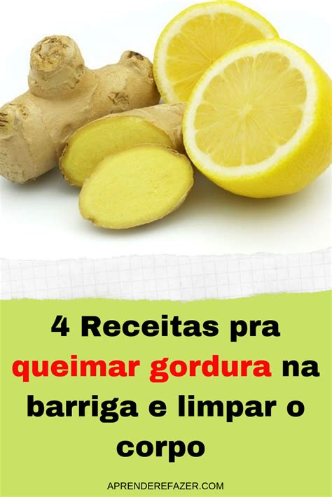 4 Receitas Pra Queimar Gordura Na Barriga E Limpar O Corpo A Base