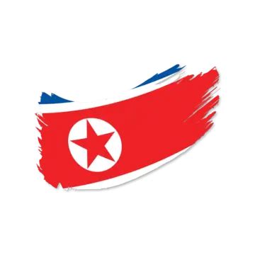 Bandera De Vector De Corea Del Norte Con Transparente PNG Dibujos