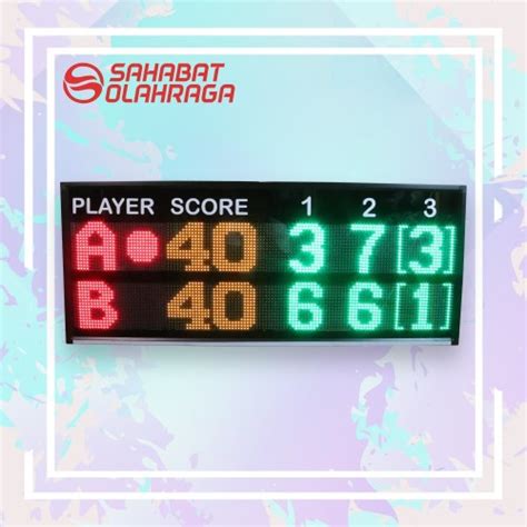 Jual Score Board Tenis Lapangan Papan Skor Digital Tennis ScoreBoard