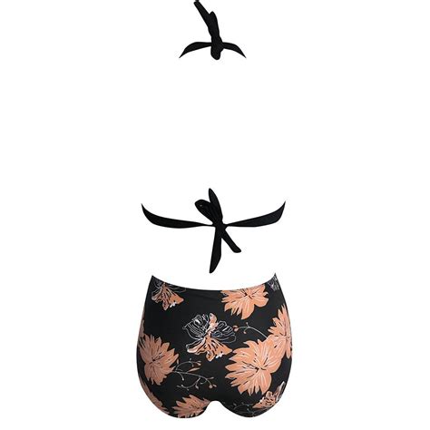 Buy Women Floral Print Bikini Set Swimming Two Piece Swimsuits Swimwear