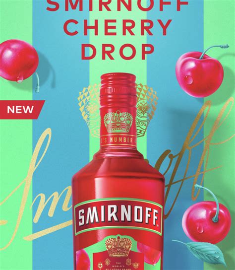 Smirnoff Cherry Drop Spirit Drink 70cl The Bar