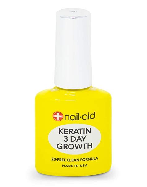 Nail Aid Keratin Day Growth Nail Treatment Strengthener Clear