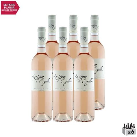 Coteaux d Aix en Provence Sieur d Eguilles Rosé 2020 Lot de 6x75cl