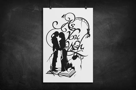 Princess Bride Silhouette Art Print Eventeny