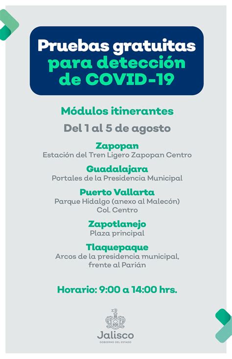 Gobierno De Jalisco On Twitter Esta Semana Puedes Acudir A Los