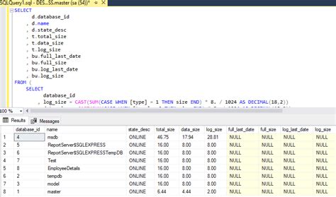 Check Database Size In Sql Server Various Ways Explained Qa With Experts