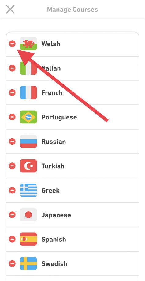 How To Remove A Language Course On Duolingo Duoplanet