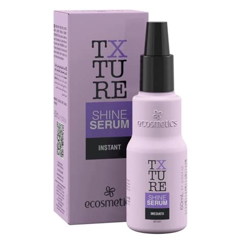 Finalizador Capilar Ecosmetics Texture Shine Serum Beleza Na Web