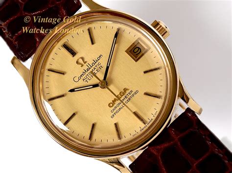 Omega Constellation K Vintage Gold Watches