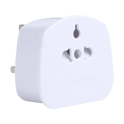 250V UK Plug to EU Plug US Plug Power Conversion Plug Converter (White ...