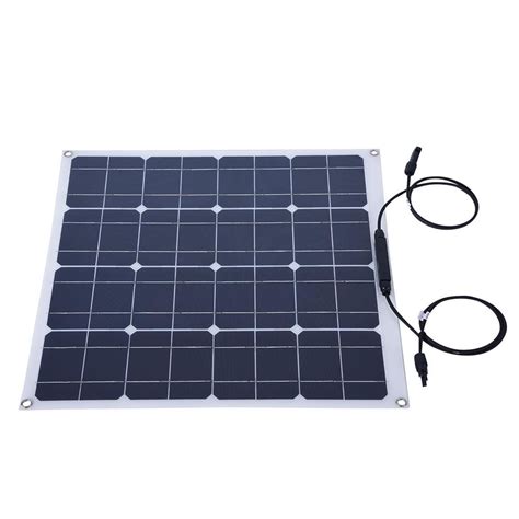 FAGINEY 50W Portable Flexible High Efficiency 12V Solar Panel Outdoor