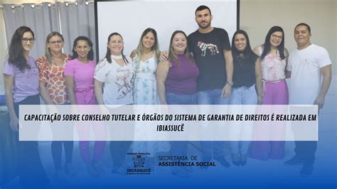 CapacitaÇÃo Sobre Conselho Tutelar E ÓrgÃos Do Sistema De Garantia De