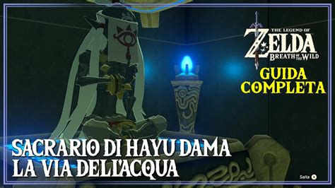 Guida Al Sacrario Di Hayu Dama La Via Dell Acqua Zelda Breath Of The