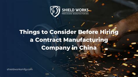 Things To Consider Before Hiring A Manufacturing Company SW